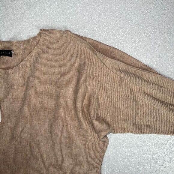 Sanctuary Gillian Cold-shoulder Sweater In Heathr Pearl XS NWT - Picture 7 of 12